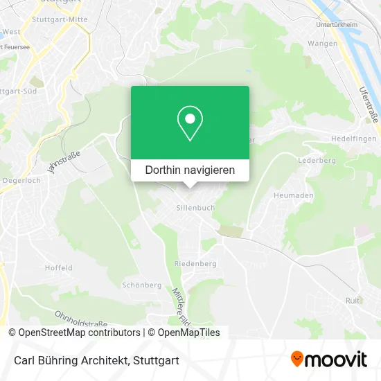 Carl Bühring Architekt Karte