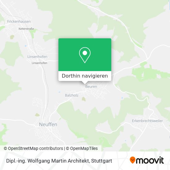 Dipl.-ing. Wolfgang Martin Architekt Karte