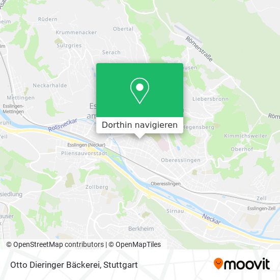 Otto Dieringer Bäckerei Karte