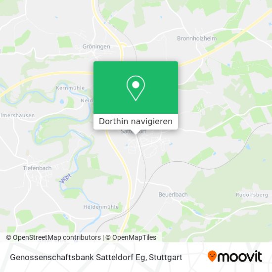 Genossenschaftsbank Satteldorf Eg Karte