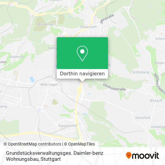 Grundstücksverwaltungsges. Daimler-benz Wohnungsbau Karte
