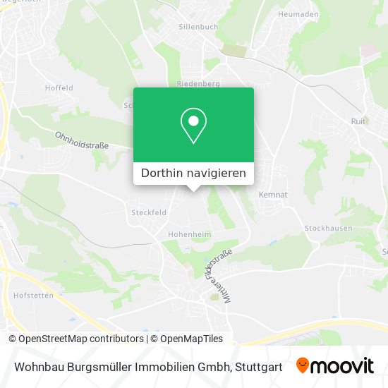 Wohnbau Burgsmüller Immobilien Gmbh Karte