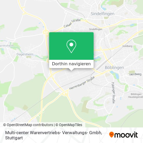 Multi-center Warenvertriebs- Verwaltungs- Gmbh Karte
