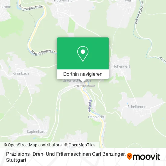 Präzisions- Dreh- Und Fräsmaschinen Carl Benzinger Karte