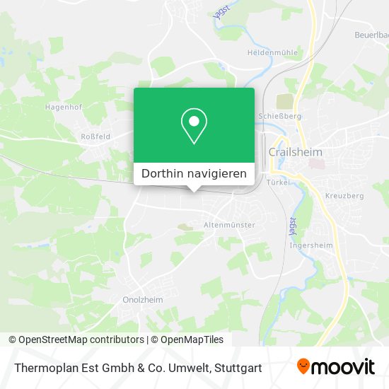 Thermoplan Est Gmbh & Co. Umwelt Karte