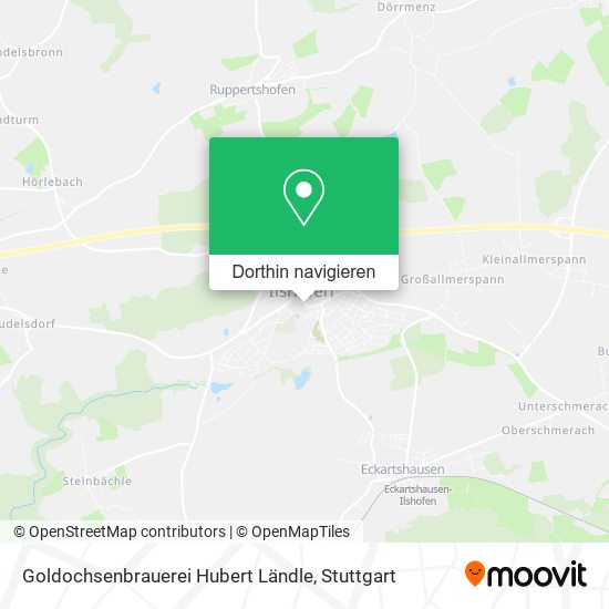 Goldochsenbrauerei Hubert Ländle Karte