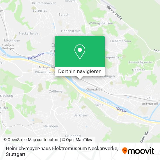 Heinrich-mayer-haus Elektromuseum Neckarwerke Karte
