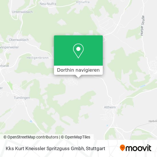 Kks Kurt Kneissler Spritzguss Gmbh Karte