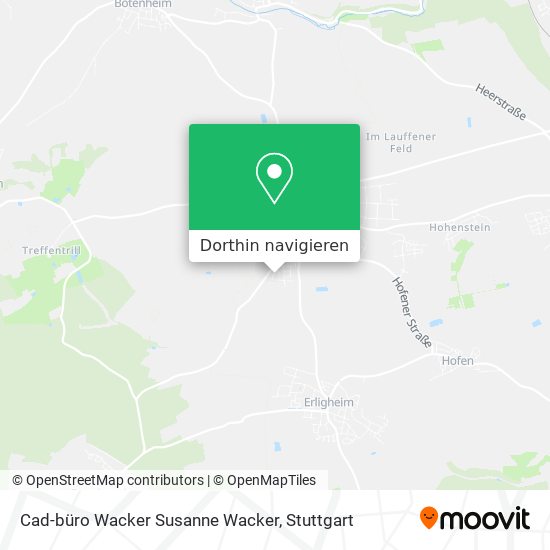 Cad-büro Wacker Susanne Wacker Karte