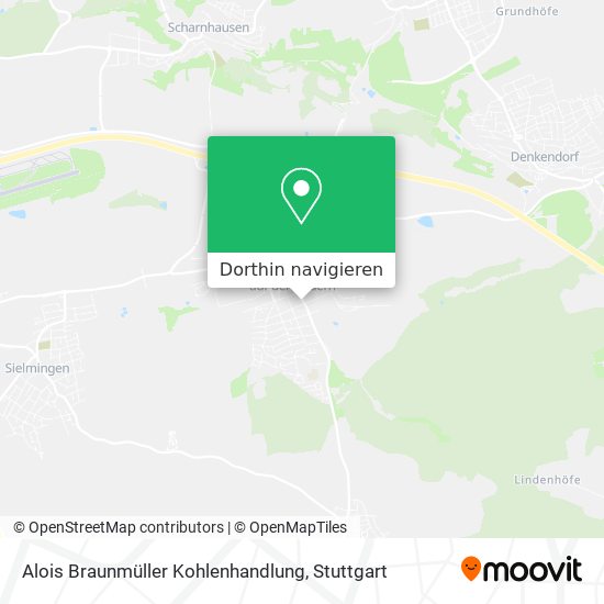 Alois Braunmüller Kohlenhandlung Karte