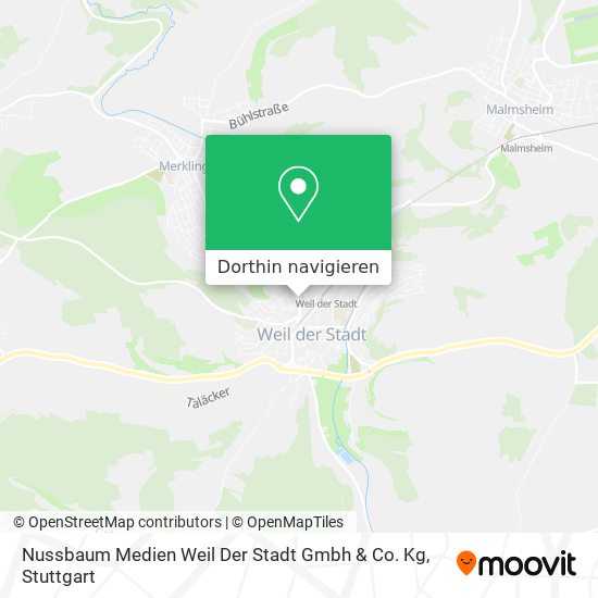 Nussbaum Medien Weil Der Stadt Gmbh & Co. Kg Karte