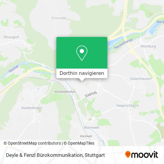 Deyle & Fenzl Bürokommunikation Karte