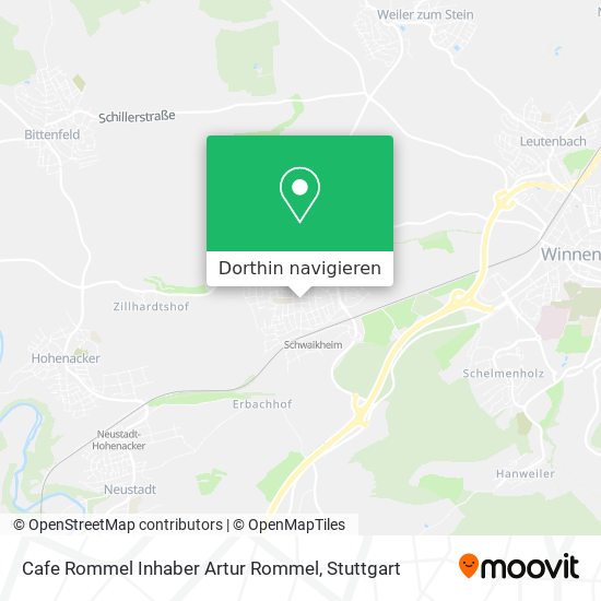 Cafe Rommel Inhaber Artur Rommel Karte