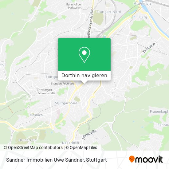 Sandner Immobilien Uwe Sandner Karte