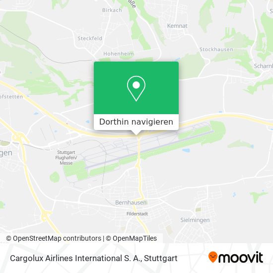 Cargolux Airlines International S. A. Karte