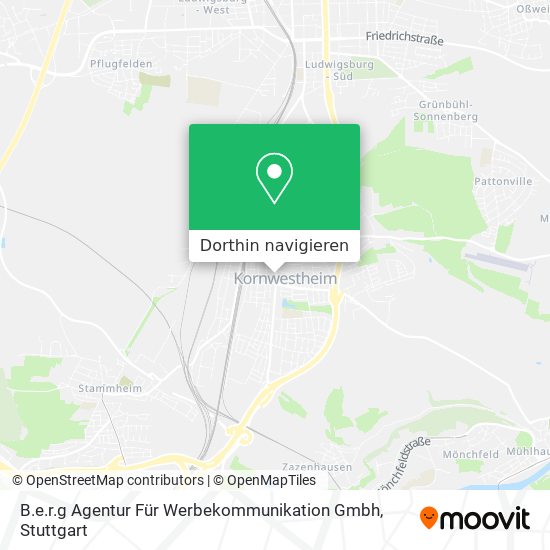 B.e.r.g Agentur Für Werbekommunikation Gmbh Karte