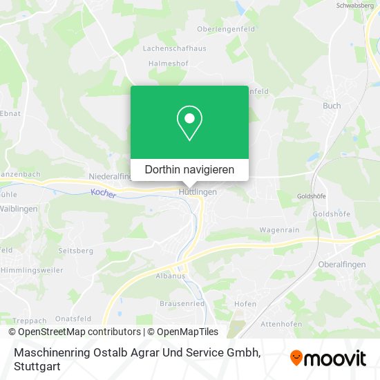 Maschinenring Ostalb Agrar Und Service Gmbh Karte