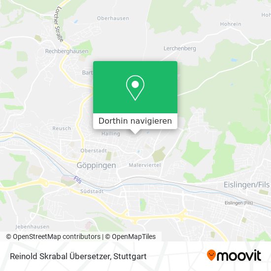 Reinold Skrabal Übersetzer Karte