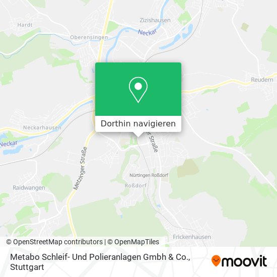 Metabo Schleif- Und Polieranlagen Gmbh & Co. Karte