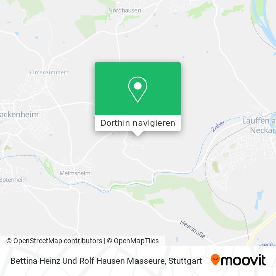 Bettina Heinz Und Rolf Hausen Masseure Karte