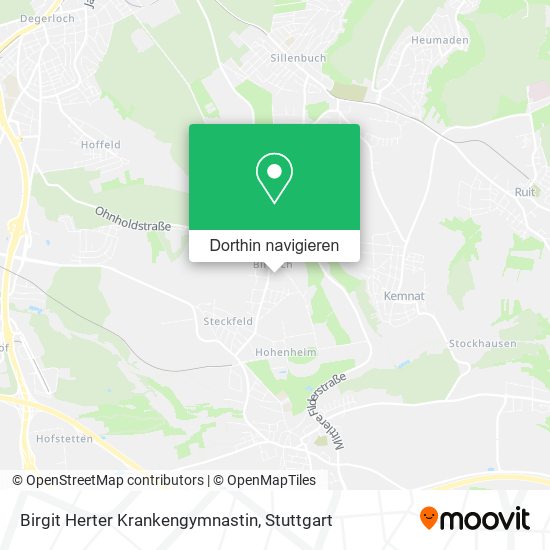 Birgit Herter Krankengymnastin Karte