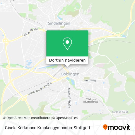 Gisela Kerkmann Krankengymnastin Karte