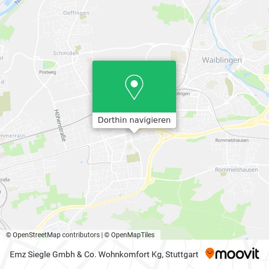 Emz Siegle Gmbh & Co. Wohnkomfort Kg Karte