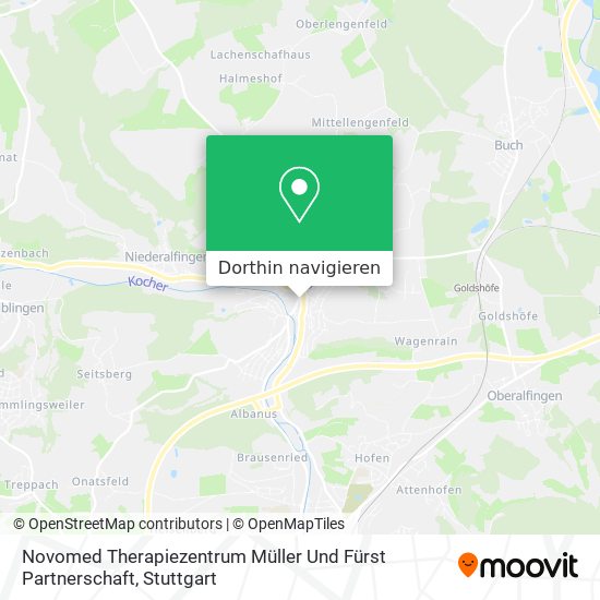 Novomed Therapiezentrum Müller Und Fürst Partnerschaft Karte