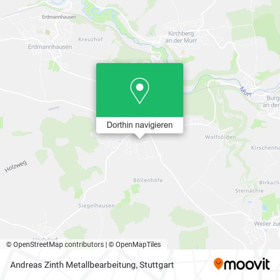 Andreas Zinth Metallbearbeitung Karte
