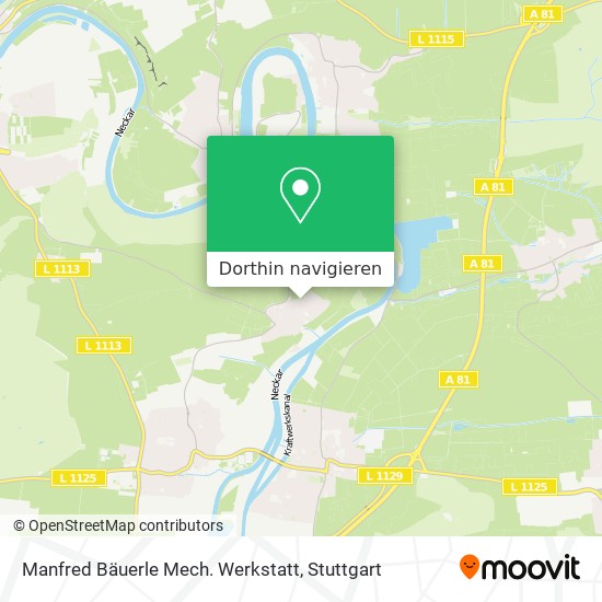 Manfred Bäuerle Mech. Werkstatt Karte