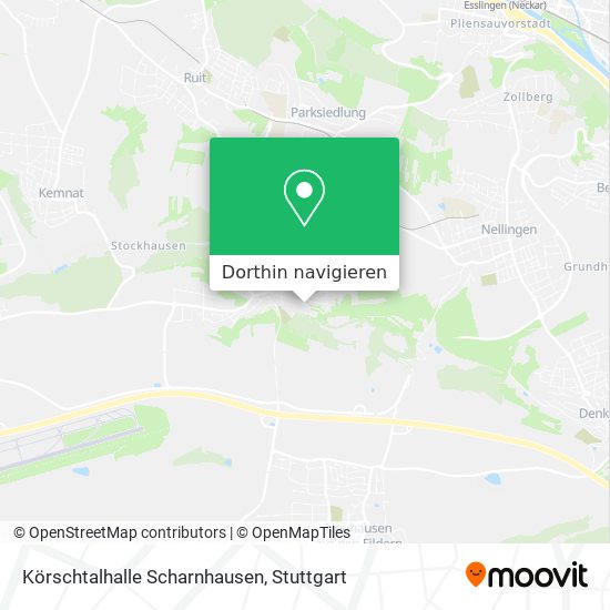 Körschtalhalle Scharnhausen Karte