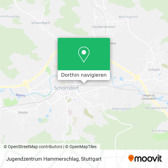 Jugendzentrum Hammerschlag Karte