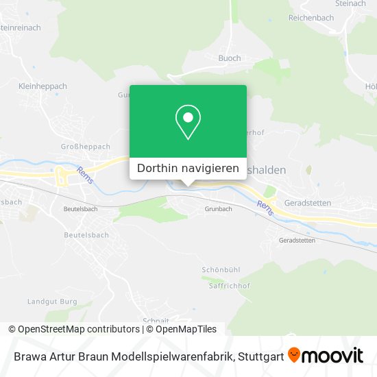 Brawa Artur Braun Modellspielwarenfabrik Karte