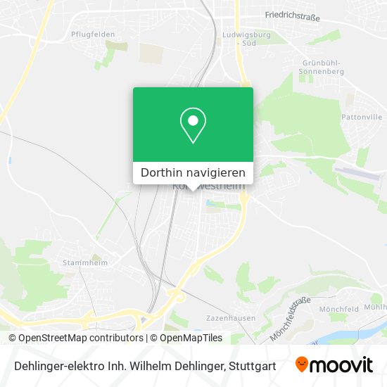 Dehlinger-elektro Inh. Wilhelm Dehlinger Karte