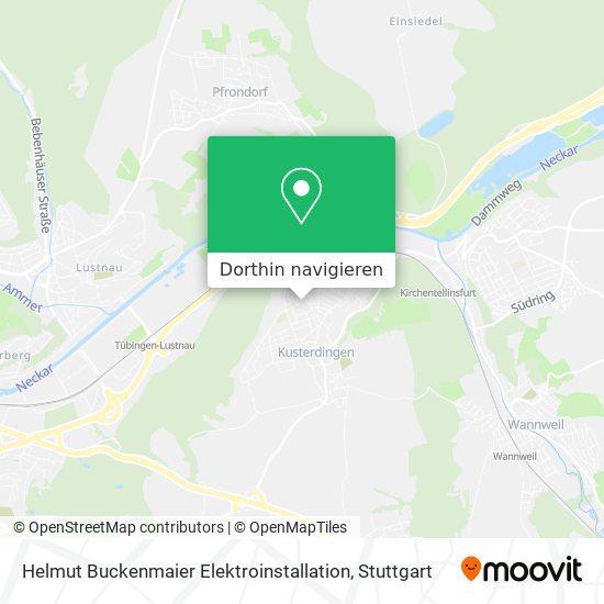 Helmut Buckenmaier Elektroinstallation Karte