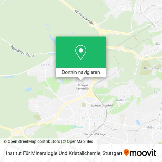 Institut Für Mineralogie Und Kristallchemie Karte