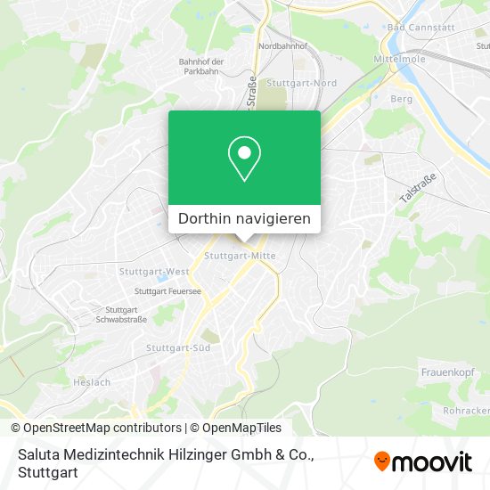 Saluta Medizintechnik Hilzinger Gmbh & Co. Karte