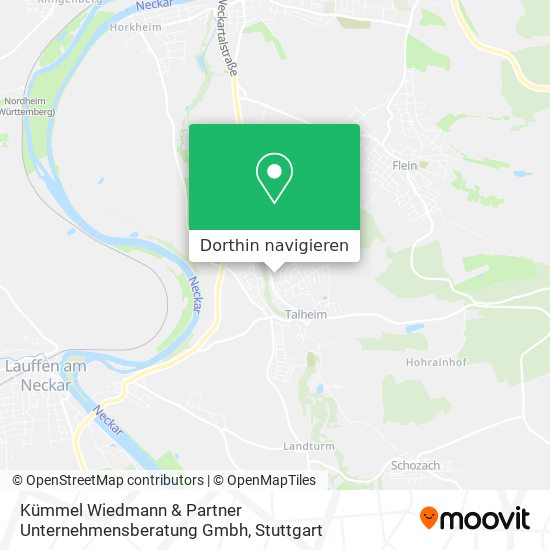 Kümmel Wiedmann & Partner Unternehmensberatung Gmbh Karte