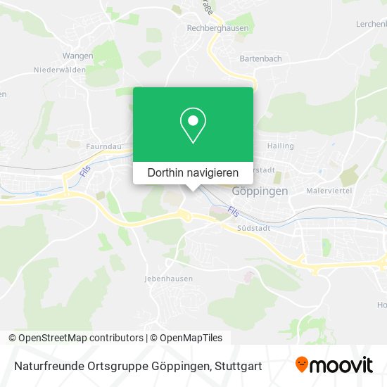 Naturfreunde Ortsgruppe Göppingen Karte