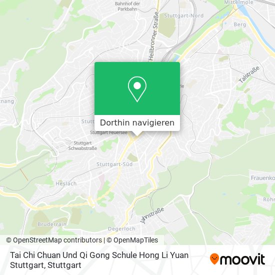 Tai Chi Chuan Und Qi Gong Schule Hong Li Yuan Stuttgart Karte