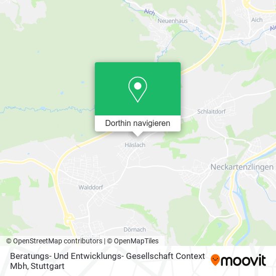 Beratungs- Und Entwicklungs- Gesellschaft Context Mbh Karte