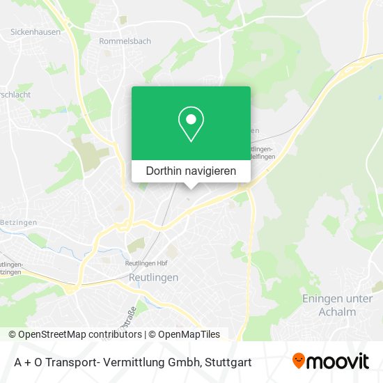 A + O Transport- Vermittlung Gmbh Karte