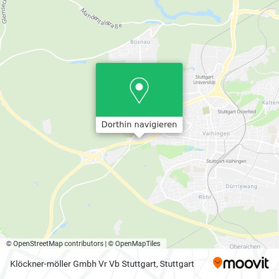 Klöckner-möller Gmbh Vr Vb Stuttgart Karte