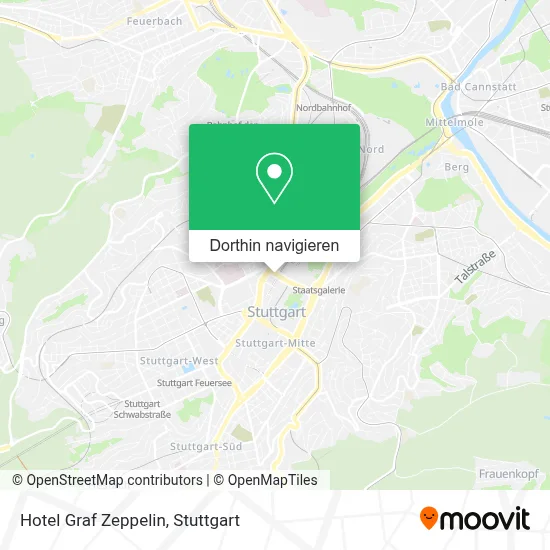 Hotel Graf Zeppelin Karte