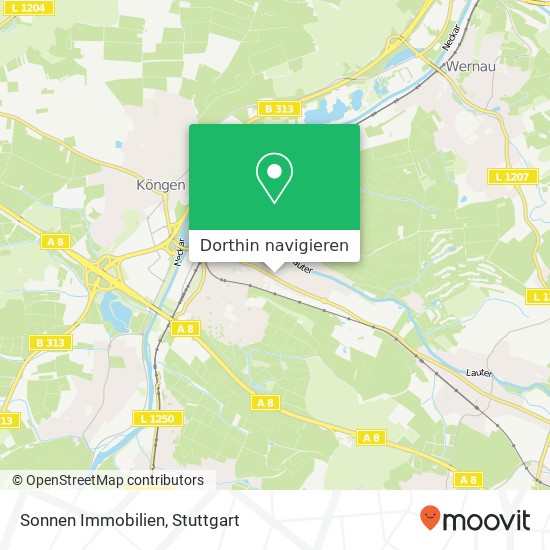 Sonnen Immobilien Karte