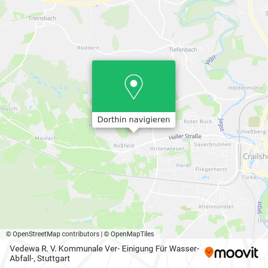 Vedewa R. V. Kommunale Ver- Einigung Für Wasser- Abfall- Karte