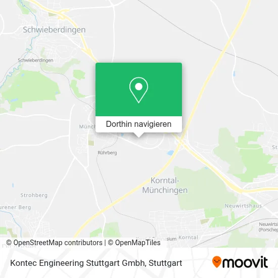 Kontec Engineering Stuttgart Gmbh Karte