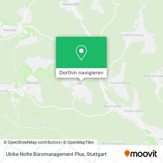 Ulrike Nolte Büromanagement Plus Karte