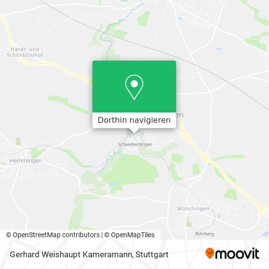 Gerhard Weishaupt Kameramann Karte
