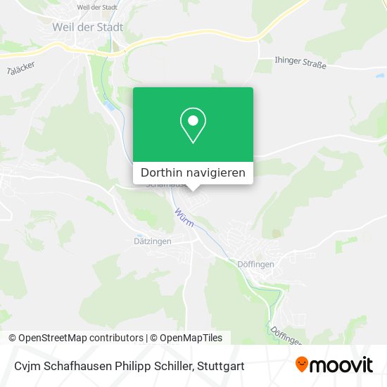 Cvjm Schafhausen Philipp Schiller Karte